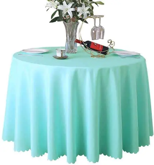 108 Round Tablecloth Fills Your Room with Elegance