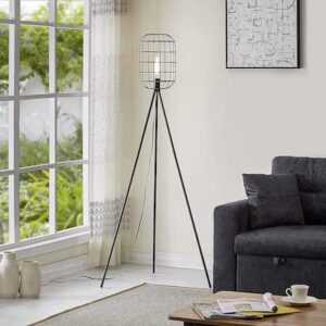 Black Industrial Floor Lamp for Living Room Modern Floor Lighting Rustic